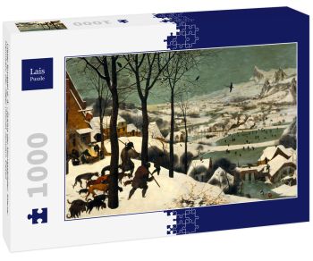 Lais Puzzle - Pieter Bruegel d. Ä. - Zyklus der Monatsbilder, Szene: Heimkehr der Jäger (Monat Januar), Detail - 1.000 Teile