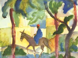 Lais Puzzle - August Macke - Eselreiter - 1.000 Teile