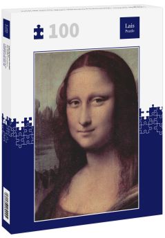 Lais Puzzle - Leonardo da Vinci - Mona Lisa (La Giaconda), Detail: Gesicht der Mona Lisa - 100 Teile