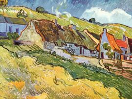 Lais Puzzle - Vincent Willem van Gogh - Bauernhütten in Auvers - 500 & 1.000 Teile