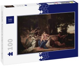 Lais Puzzle - Louis Gauffier - Ruhepause der Heiligen Familie in Ägypten - 100 Teile