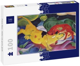 Lais Puzzle - Franz Marc - Kühe-rot, grün, gelb - 100 Teile