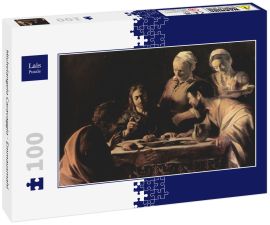 Lais Puzzle - Michelangelo Caravaggio - Emmausmahl - 100 Teile