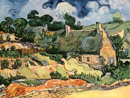 Lais Puzzle - Vincent Willem van Gogh - Hütten in Cordeville (Häuser in Auvers) - 500 & 1.000 Teile