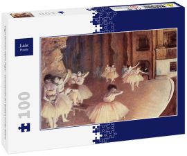 Lais Puzzle - Edgar Germain Hilaire Degas - Generalprobe des Balletts auf der Bühne - 100 Teile