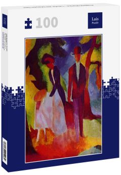 Lais Puzzle - August Macke - Leute am blauen See - 100 Teile