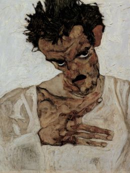 Lais Puzzle - Egon Schiele - Selbstporträt mit gesenktem Kopf - 500 Teile