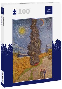 Lais Puzzle - Vincent Willem van Gogh - Landstraße mit Zypressen - 100 Teile