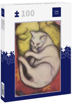 Lais Puzzle - Franz Marc - Kater auf gelbem Kissen - 100 Teile