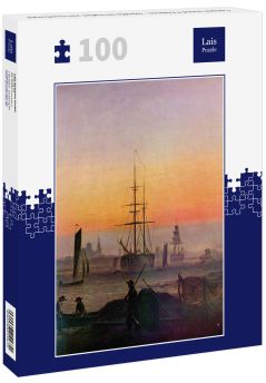 Lais Puzzle - Caspar David Friedrich - Schiffe im Hafen von Greifswald - 100 Teile