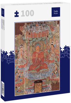 Lais Puzzle - Chinesischer Maler des 8. Jahrhunderts - Das Paradies des Buddha Amitabha - 100 Teile