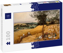Lais Puzzle - Pieter Bruegel d. Ä. - Zyklus der Monatsbilder, Szene: Die Kornernte (Monat August) - 100 Teile