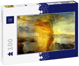 Lais Puzzle - Joseph Mallord William Turner - Der Brand des Parlamentsgebäudes, 16. Oktober 1834 - 100 Teile