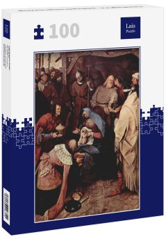 Lais Puzzle - Pieter Bruegel d. Ä. - Anbetung der Heiligen Drei Könige - 100 Teile