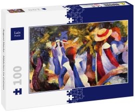 Lais Puzzle - August Macke - Mädchen im Grünen - 100 Teile