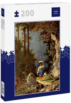 Lais Puzzle - Carl Spitzweg - Mädchen mit Ziege - 200 Teile