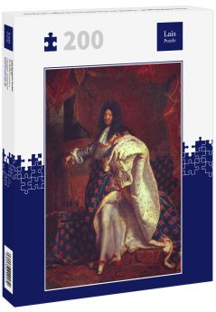 Lais Puzzle - Hyacinthe Rigaud - Porträt des französischen Königs Ludwig XIV. - 200 Teile