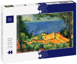 Lais Puzzle - Paul Cézanne - L'Estaque mit roten Dächern - 200 Teile