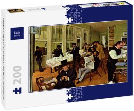 Lais Puzzle - Edgar Germain Hilaire Degas - Die Baumwollfaktorei - 200 Teile
