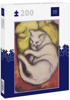 Lais Puzzle - Franz Marc - Kater auf gelbem Kissen - 200 Teile