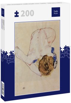 Lais Puzzle - Egon Schiele - Nach vorn gebeugter weiblicher Akt - 200 Teile