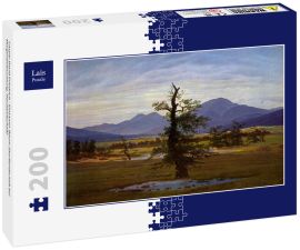 Lais Puzzle - Caspar David Friedrich - Einsamer Baum (Dorflandschaft bei Morgenbeleuchtung, Harzlandschaft) - 200 Teile