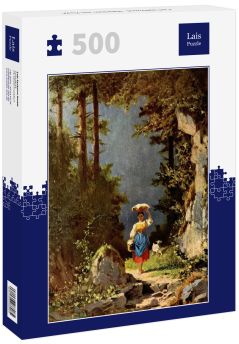 Lais Puzzle - Carl Spitzweg - Mädchen mit Ziege - 500 Teile