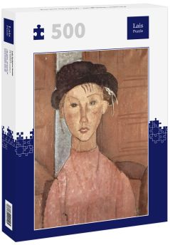 Lais Puzzle - Amadeo Modigliani - Mädchen mit Hut - 500 Teile