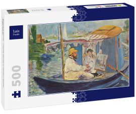 Lais Puzzle - Edouard Manet - Claude Monet in seinem Atelier (Argenteuil) - 500 Teile