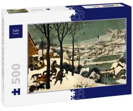 Lais Puzzle - Pieter Bruegel d. Ä. - Zyklus der Monatsbilder, Szene: Heimkehr der Jäger (Monat Januar), Detail - 500 Teile