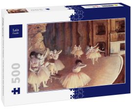 Lais Puzzle - Edgar Germain Hilaire Degas - Generalprobe des Balletts auf der Bühne - 500 Teile