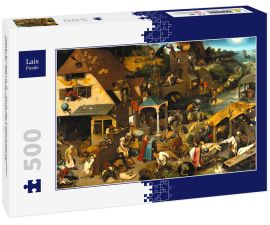 Lais Puzzle - Pieter Bruegel d. Ä. - Serie der bilderbogenartigen Gemälde,  Die niederländischen Sprichwörter - 500 Teile