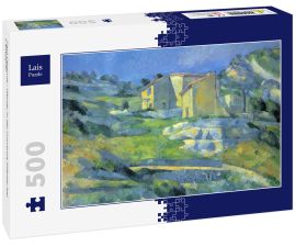 Lais Puzzle - Paul Cézanne - Häuser in der Provence (Häuser bei L'Estaque) - 500 Teile