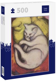 Lais Puzzle - Franz Marc - Kater auf gelbem Kissen - 500 Teile