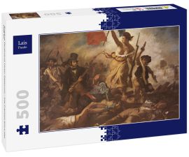 Lais Puzzle - Eugène Ferdinand Victor Delacroix - Die Freiheit führt das Volk an - 500 Teile