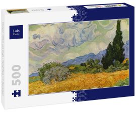 Lais Puzzle - Vincent Willem van Gogh - Weizenfeld mit Zypressen - 500 Teile