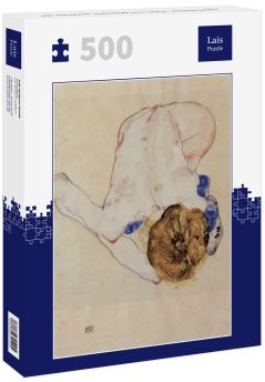 Lais Puzzle - Egon Schiele - Nach vorn gebeugter weiblicher Akt - 500 Teile