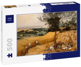 Lais Puzzle - Pieter Bruegel d. Ä. - Zyklus der Monatsbilder, Szene: Die Kornernte (Monat August) - 500 Teile