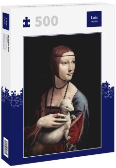 Lais Puzzle - Leonardo da Vinci - Porträt einer Dame mit Hermelin - 500 Teile