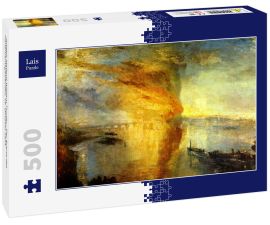 Lais Puzzle - Joseph Mallord William Turner - Der Brand des Parlamentsgebäudes, 16. Oktober 1834 - 500 Teile