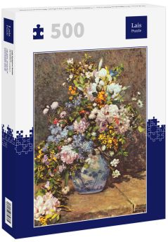 Lais Puzzle - Pierre-Auguste Renoir - Stilleben mit großer Blumenvase - 500 Teile