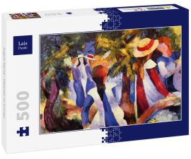 Lais Puzzle - August Macke - Mädchen im Grünen - 500 Teile