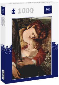 Lais Puzzle - Michelangelo Caravaggio - Die Ruhe auf der Flucht nach Ägypten, Detail: Maria und Christuskind - 1.000 Teile