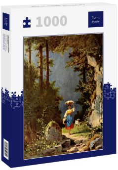 Lais Puzzle - Carl Spitzweg - Mädchen mit Ziege - 1.000 Teile