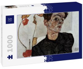Lais Puzzle - Egon Schiele - Selbstporträt mit Lampionfrüchten - 1.000 Teile