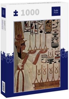 Lais Puzzle - Maler der Grabkammer der Nefertari - Gattin des Ramses II., Die Königin Nefertari beim Opfer - 1.000 Teile