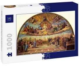Lais Puzzle - Raffael - Stanza della Segnatura für Julius II., Verherrlichung (Disputa) des Hl. Altarssakraments - 1.000 Teile