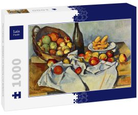 Lais Puzzle - Paul Cézanne - Stilleben mit Flasche und Apfelkorb - 1.000 Teile