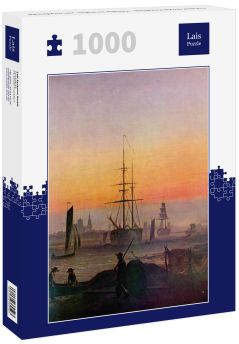 Lais Puzzle - Caspar David Friedrich - Schiffe im Hafen von Greifswald - 1.000 Teile