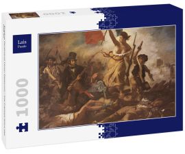 Lais Puzzle - Eugène Ferdinand Victor Delacroix - Die Freiheit führt das Volk an - 1.000 Teile